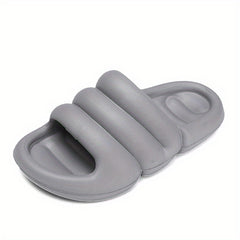 Men's Non Slip Platform Slides Comfortable Soft Sole Cloud Slides