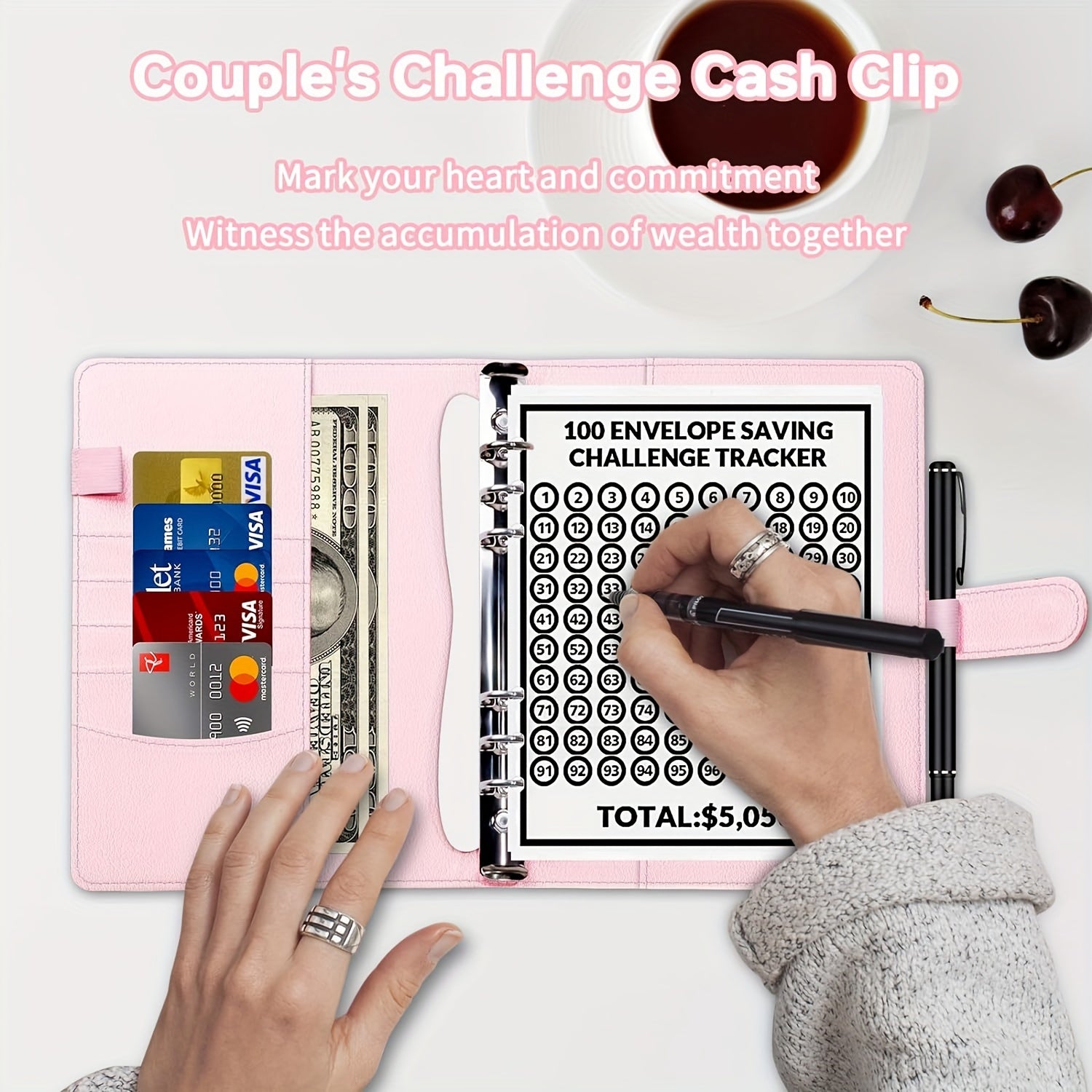 100 Envelopes Challenge Binder Savings Challenges Book