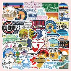 50pcs English Graffiti Stickers for Guitar Skateboard Laptop DIY Stickers