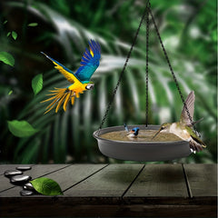 Outdoor Hanging Bird Feeder Tray for More Wild Birds