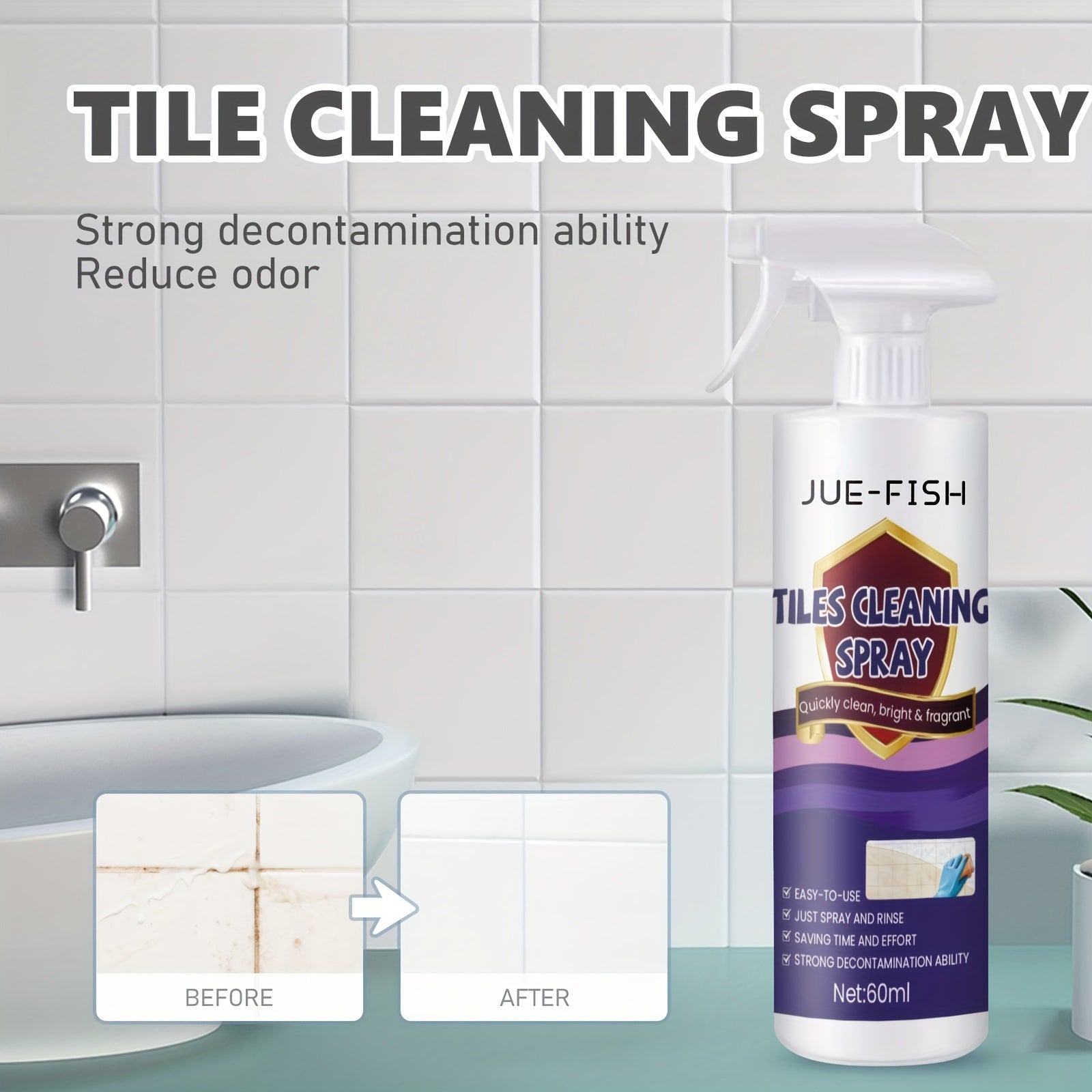 Tile Cleaning Spray for Stubborn Stains