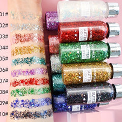 Glitter Eyeshadow Sequins Gel Body Face Stage Mermaid Scale Nail Art