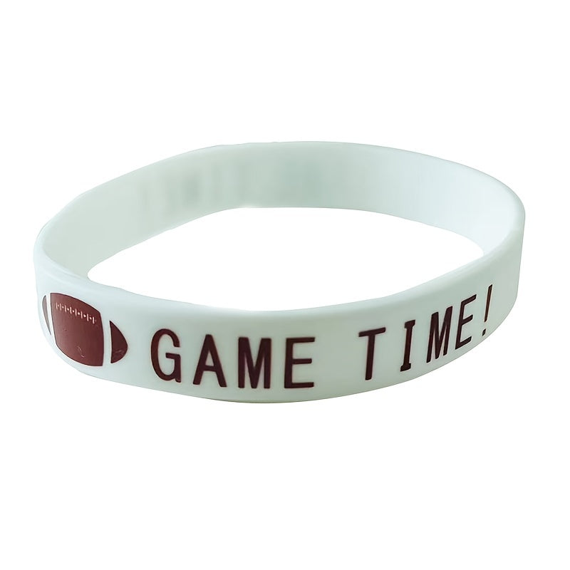 Letter & Ball Shaped Silicone Bracelet Wristband