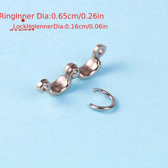 Stainless Steel Parrot Leg Ring for Stylish Pet Decor