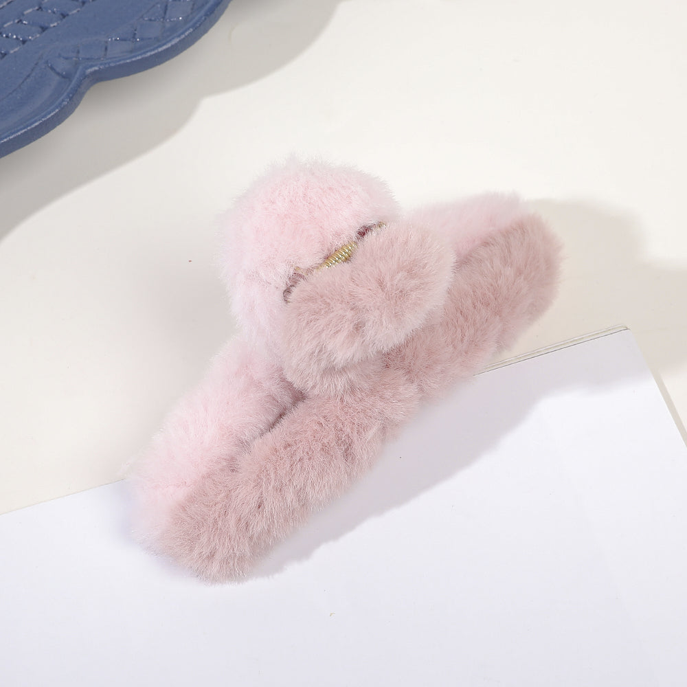 Plush Autumn Winter Hair Clips Women's Clips