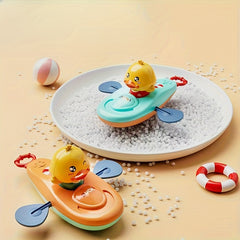 Yellow Duck Toy for Pool and Bath, Durable ABS Material