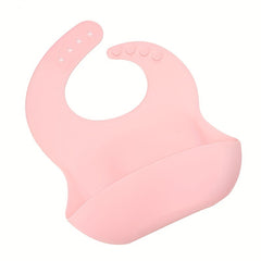 Waterproof Silicone Baby Bib with Food Catcher