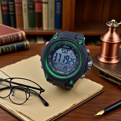 Youth Waterproof Timer & Alarm Watch, Luminous Display, Stylish Design