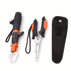ATISEN Stainless Steel Fishing Pliers with Cover Portable Fish Controller