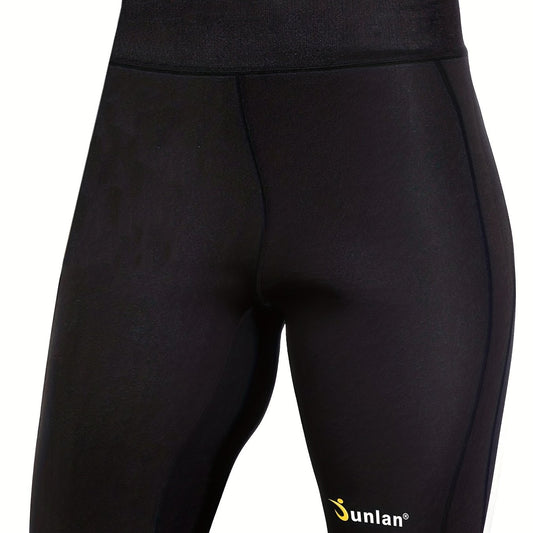 Men's Sauna Sweat Elastic Shorts for Sports Gym & Yoga