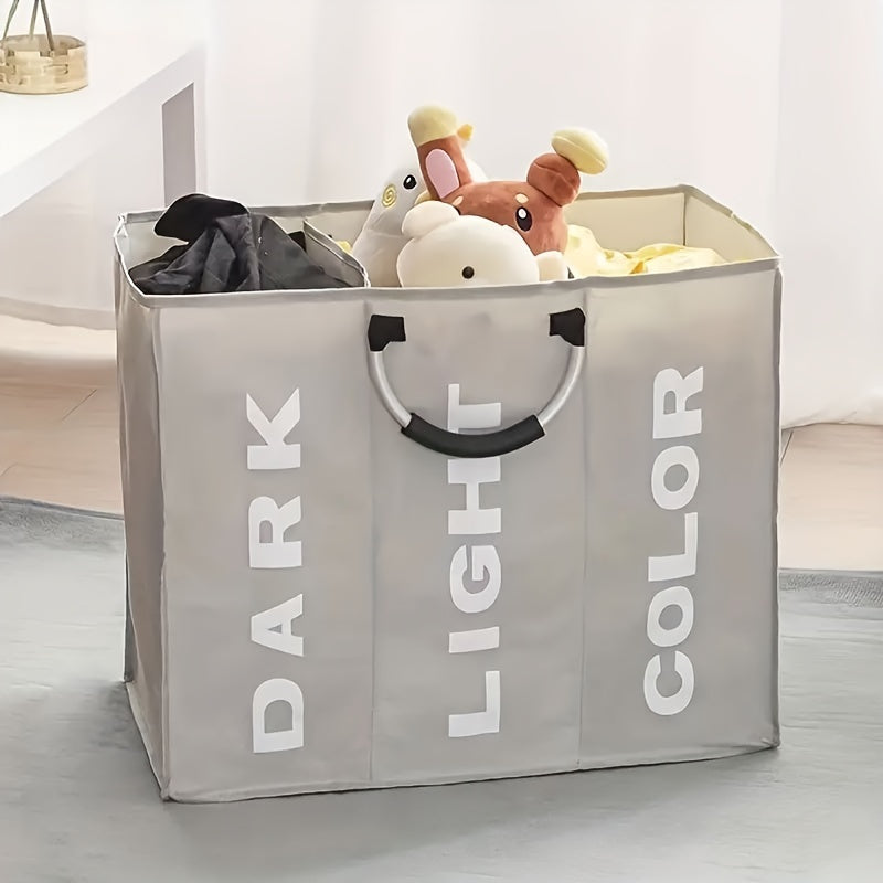 Laundry Storage Basket With Grids Laundry Hamper Box