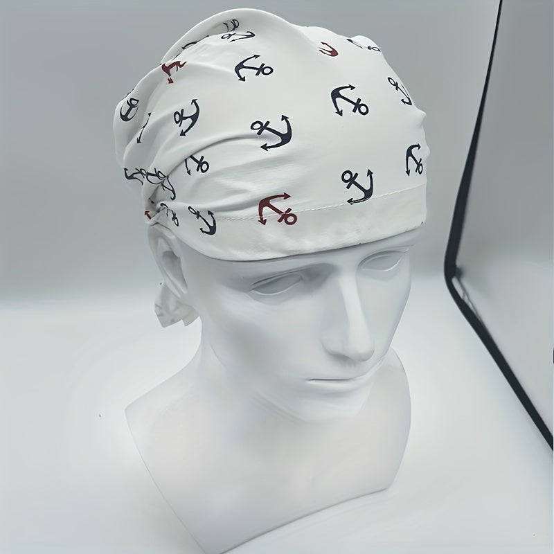 Breathable Pirate Headscarf Hat for Catering Staff