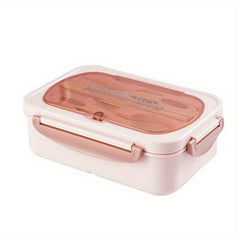 Leakproof Bento Box 1000 ML Square Lunch Box with Tableware