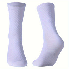 Men's Mid Crew Sport Socks Non Slip Shock Absorption Athletic Socks