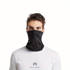 Elastic Breathable Neck Gaiter Tube Men Scarf Half Face Cover Bandana Headwear