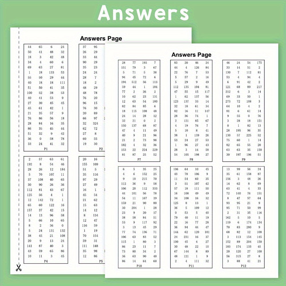 LACHILLY Math Workbook 3 4 Mixed Operations w/ Answers Addition Subtraction Mult