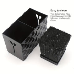 Acrylic Salon Scissors Holder Box Hairdressing Combs Clips Organizer