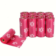 150 Thick Plastic Dog Poop Bags for Outdoor Puppy Walking