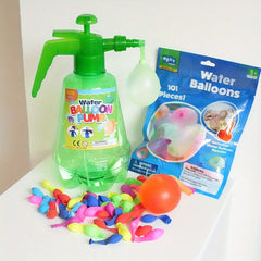 Water Balloon Pump w/ 200 Balloons for Water Gun Toys - 5L Halloween Christmas