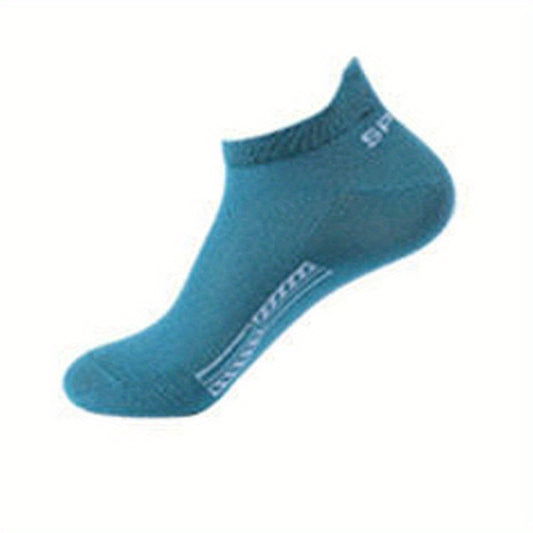 Men's High Ankle Sports Socks Cotton Breathable Mesh Casual Athletic Thin Socks