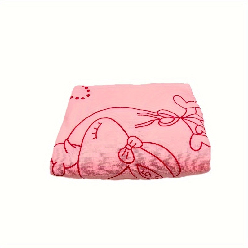 Microfiber Bath Towel Light Cartoon Pattern Beach Towel