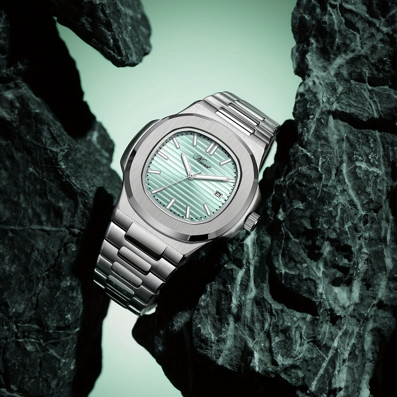Youth Stainless Steel Quartz Watch Luminous Date Waterproof
