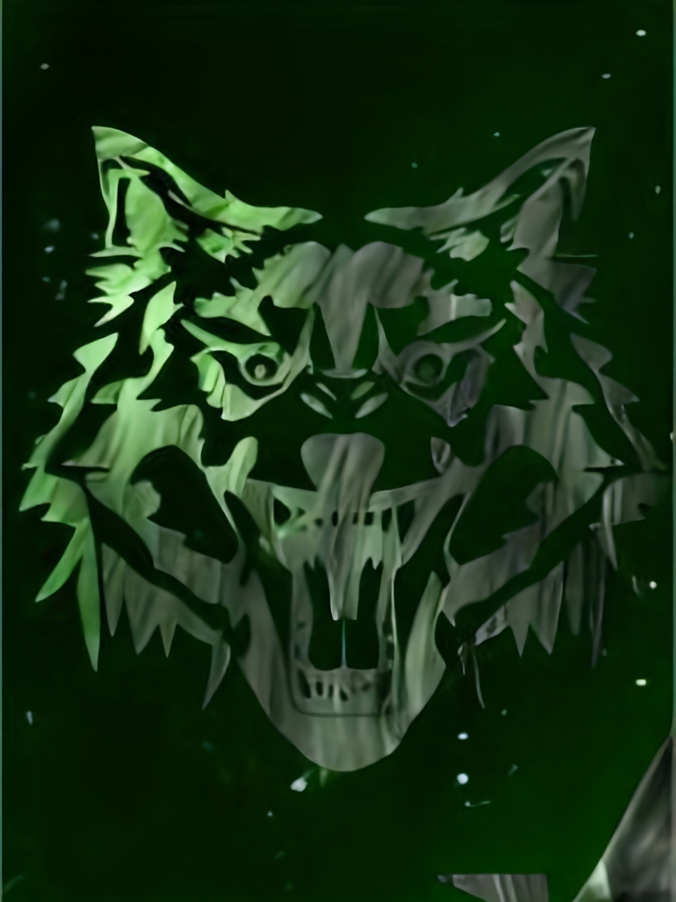 Wolf Print Hoodie Mens Graphic Sweatshirt Kangaroo Pocket Hooded Pullover