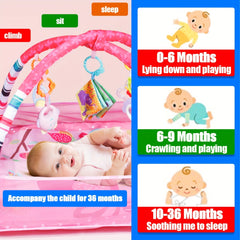 Baby Playpen Gym Hanging Toys Activity Play Mat for Exercise Development
