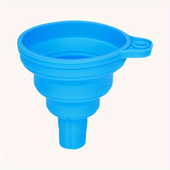 Universal Silicone Liquid Funnel Telescopic Long Neck for Easy Changes