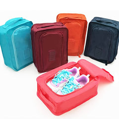 Portable Folding Shoe Storage Bag for Travel, 11.8 x 8.2 x 4.7 Inches