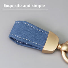 2pcs Leather Car Keychains for Girls, Bags Decorations