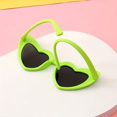 Kids Heart Frame Sunscreen Sunglasses for Holiday Party