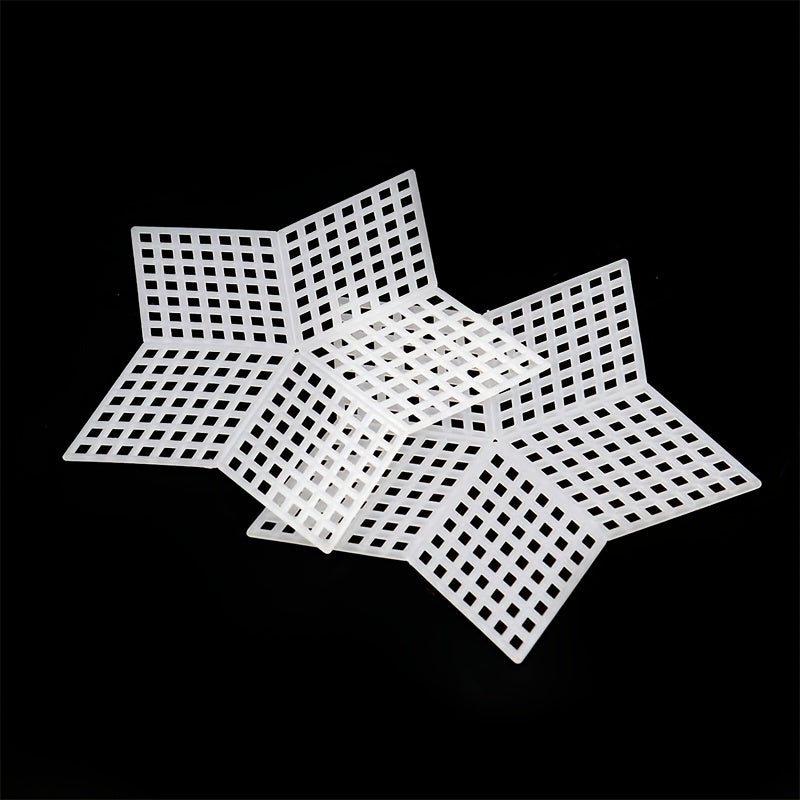 8pcs Plastic Mesh Canvas Sheets - DIY Crafts Embroidery Cross