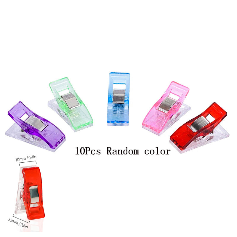 Colorful Sewing Clips Set 50pcs Binding Craft Quilting Clips