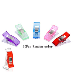 Colorful Sewing Clips Set 50pcs Binding Craft Quilting Clips