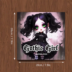 Gothic Coloring Book - 22 Pages - Thickened Paper - Unique Cover