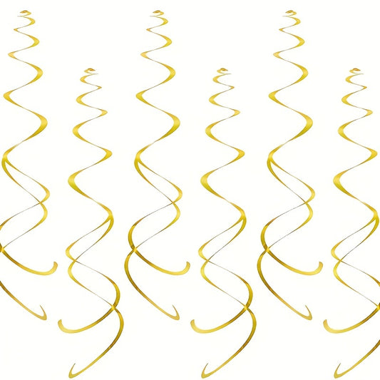 30pcs Foil Swirl Hanging Decoration Party Supplies