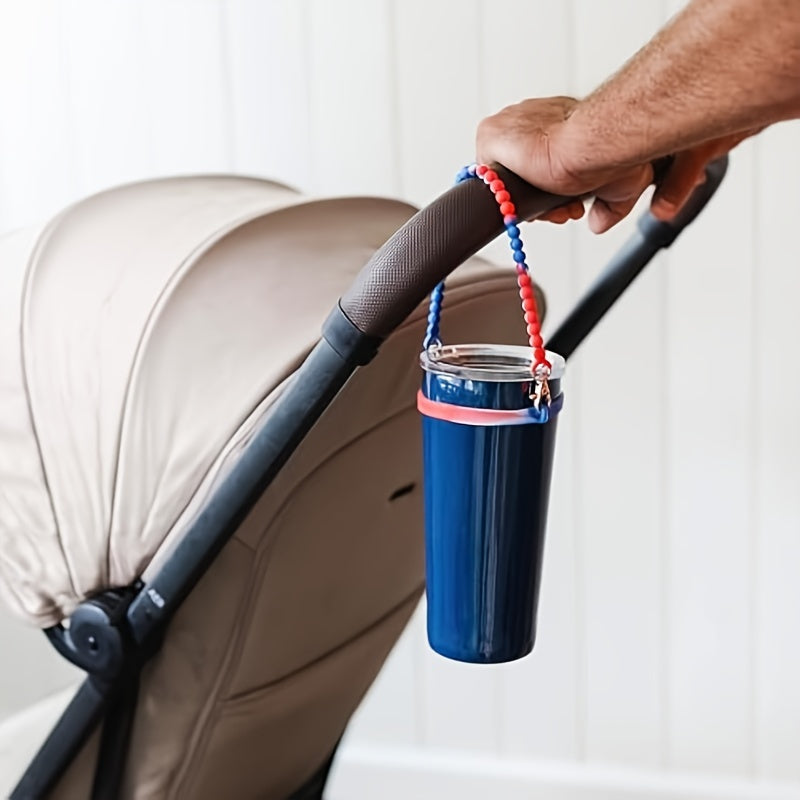 Silicone Water Bottle Handle Carrying Sling Fits Most 8-40oz Bottles