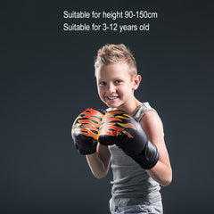 Flame Boxing Gloves Cartoon Training Gloves Protective Gear for Beginners