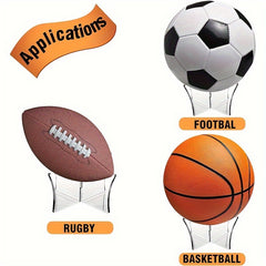 Acrylic Ball Rack For Basketball & Football Display