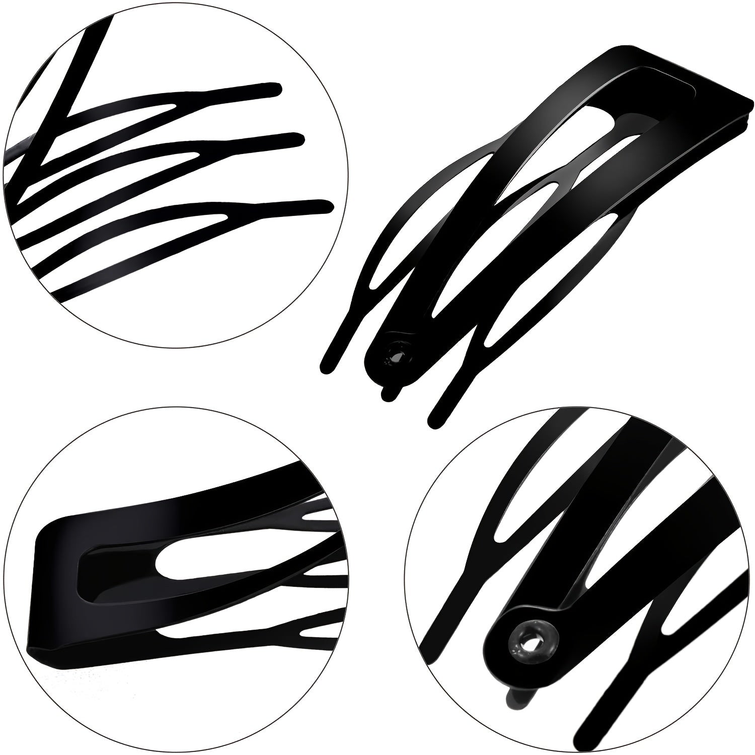 Metal Snap Clip Nonslip Hair Clip Style Hair Clip