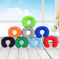 1pc Inflatable U Shaped Pillow for Outdoor Travel