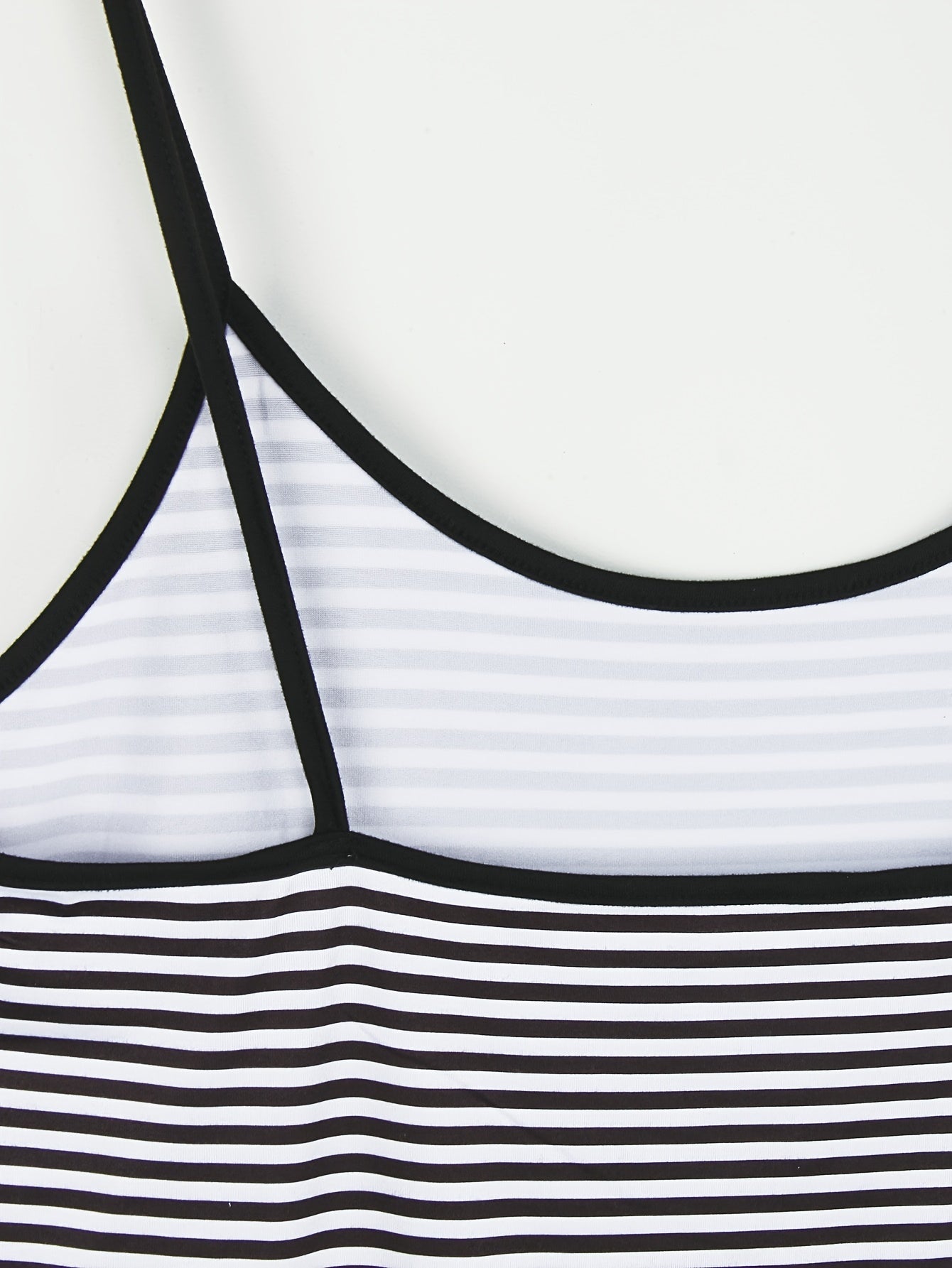  Casual Cami Dress Women's Plus Stripe Print Round Neck Backless