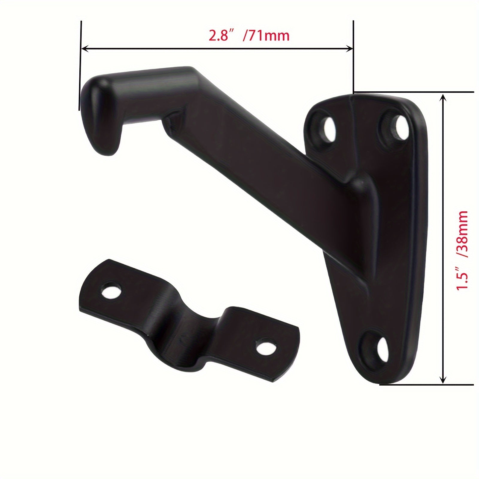 5pcs Stair Handrail Brackets with Mounting Screws