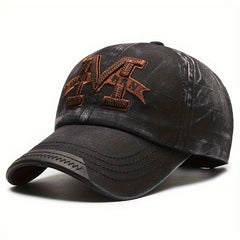 Letter Embroidery Baseball Cap for Men's Outdoor Activities