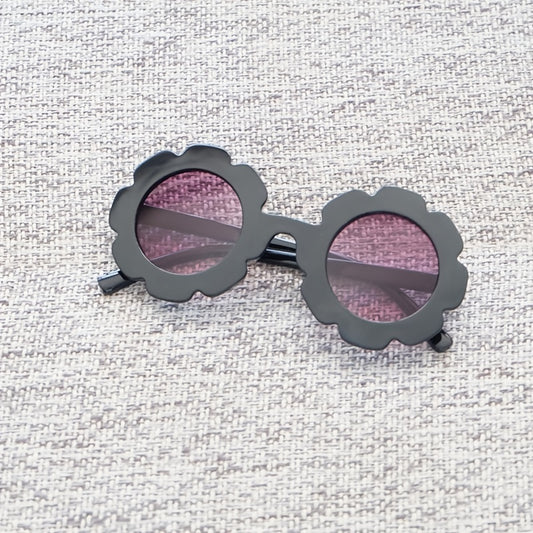 Flower Round Polarized Sunglasses for Kids - Girls & Boys
