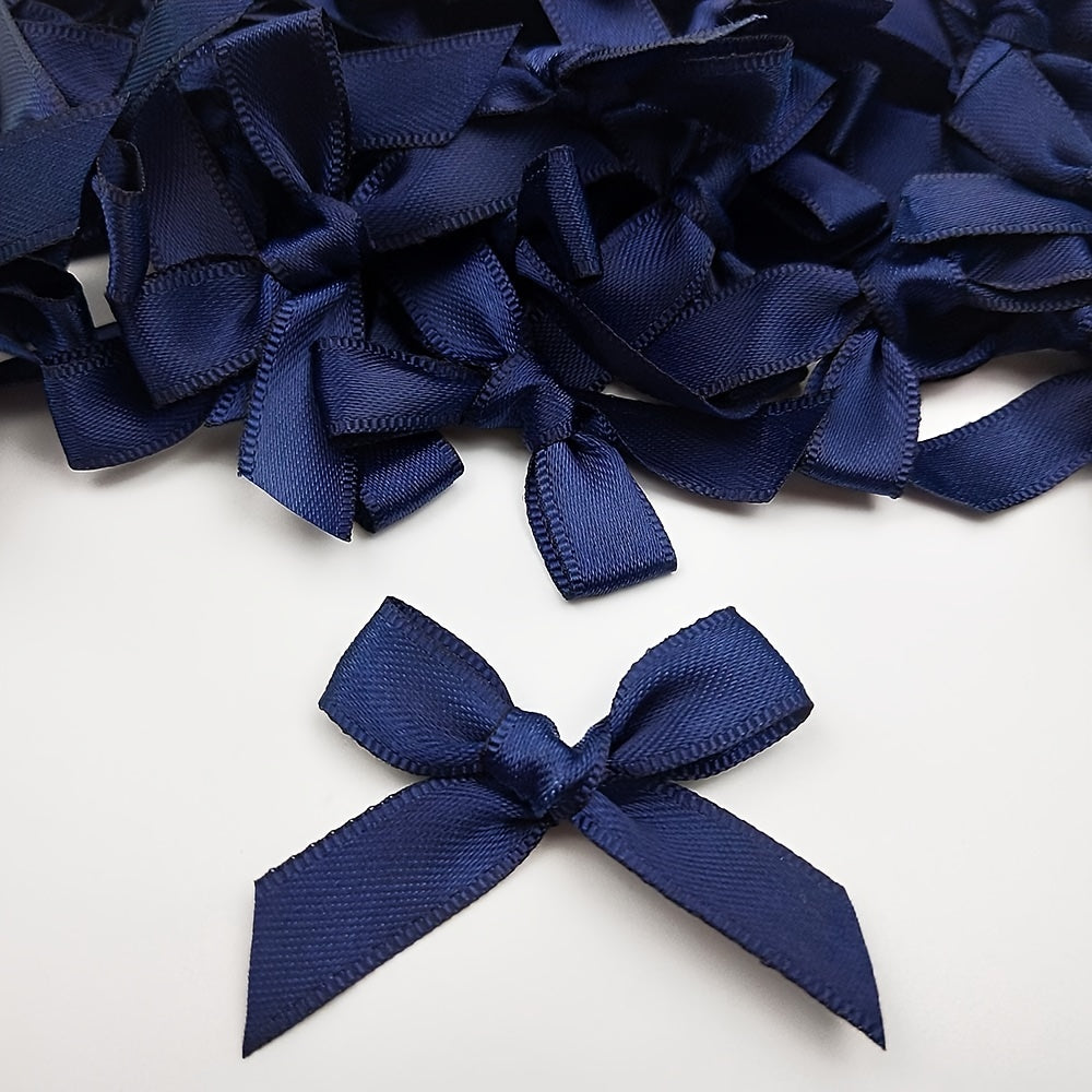 100pcs Gift Wrapping Bows Polyester Bowknots Clothing Accs