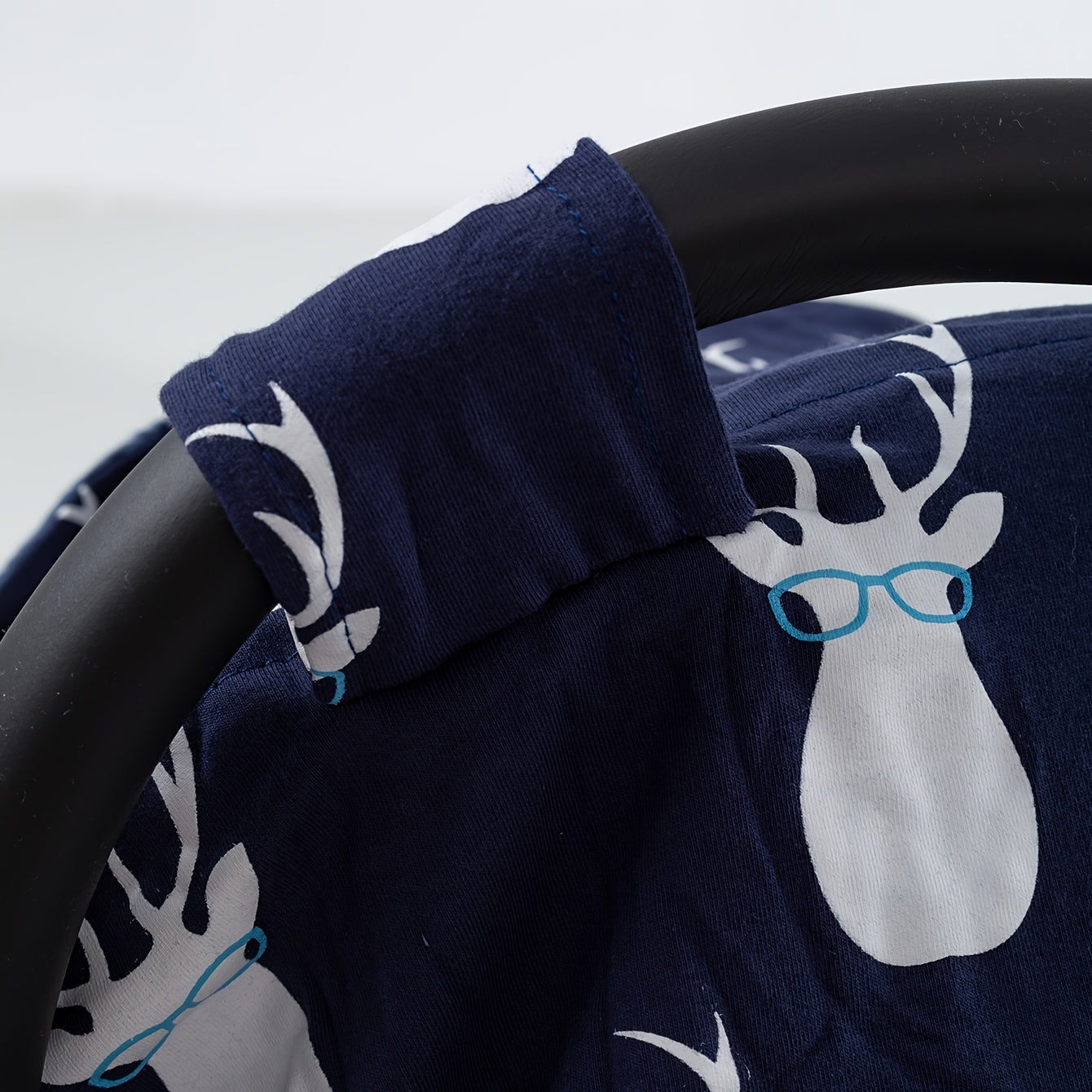 Girl's Car Seat Sunshade Cover with Cartoon Deer Pattern