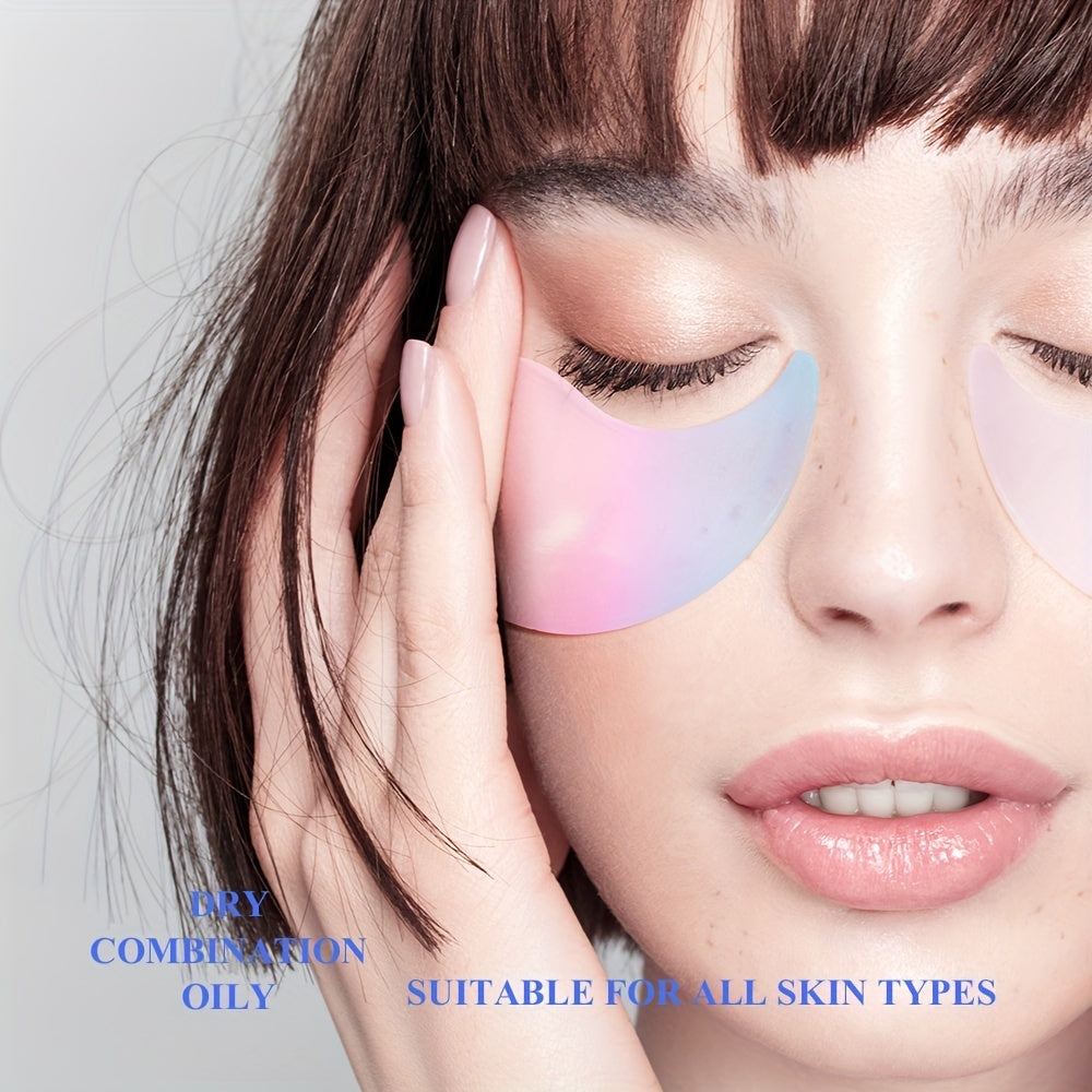 60Pcs Red Pomegranate Sakura Hyaluronic Acid Eye Gel Patch