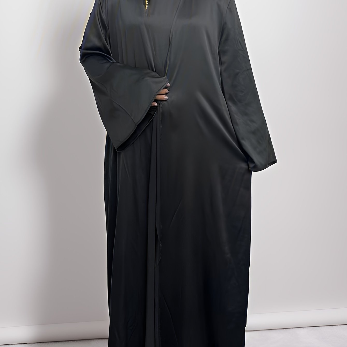  Modest Abaya Outfits Women's Maxi Dress & Cardigan Set
